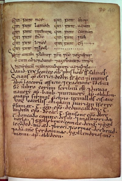 Charter Issued to the Clerics of Deer, by King David from 